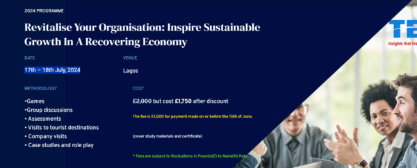 Revitalise Your Organisation: Inspire Sustainable Growth In A Recovering Economy